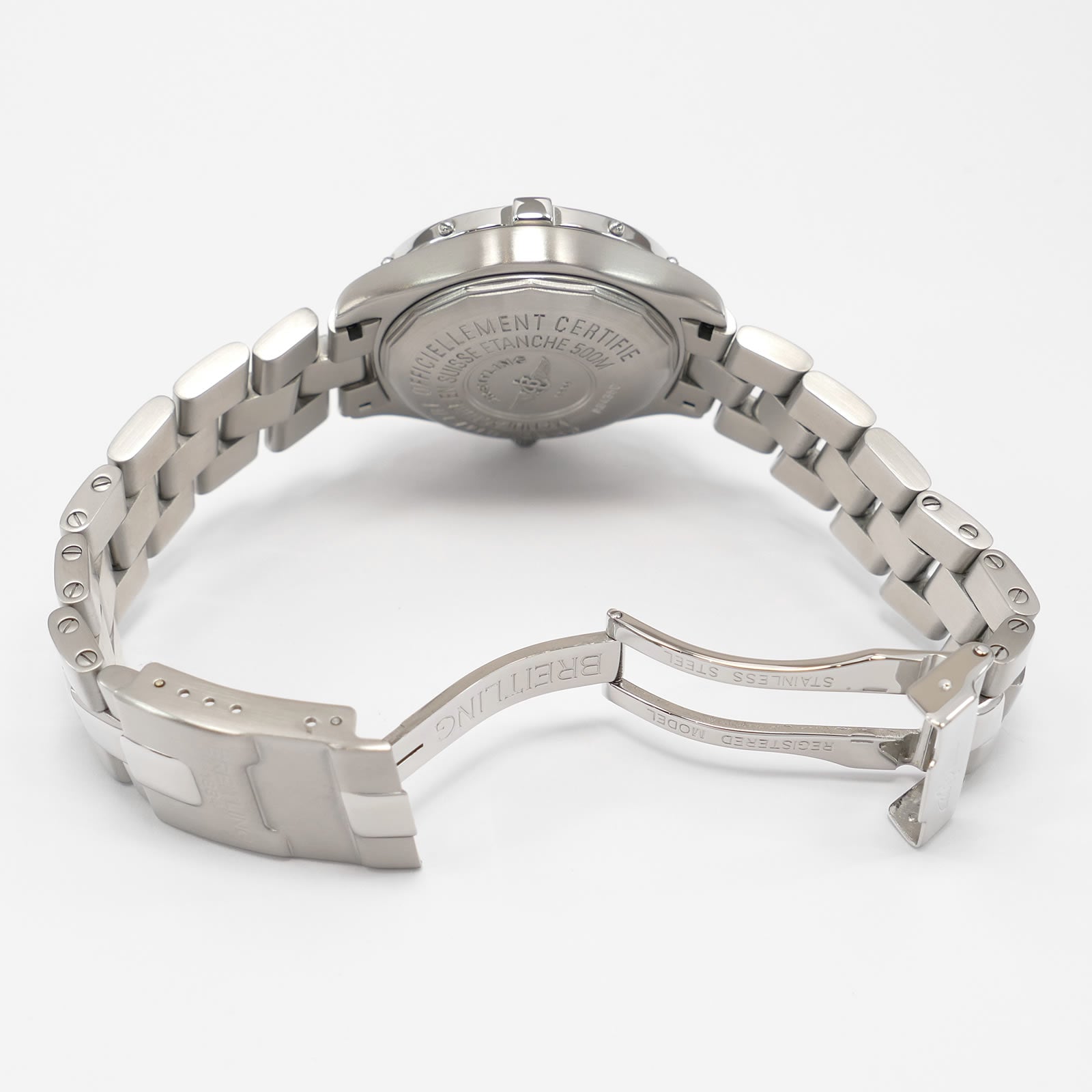 Breitling Colt Ocean A64350 stainless steel folding clasp