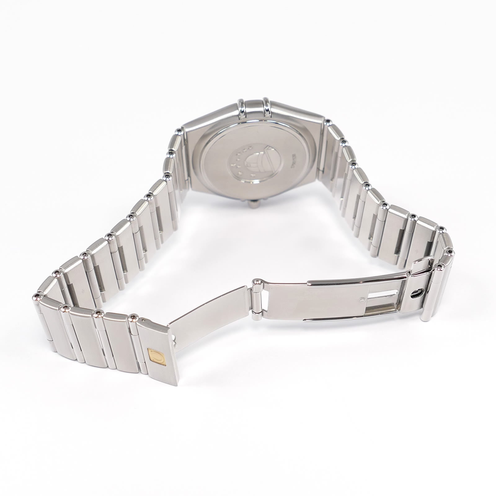 Omega Constellation 1512.30.00 stainless steel fold and slide clasp