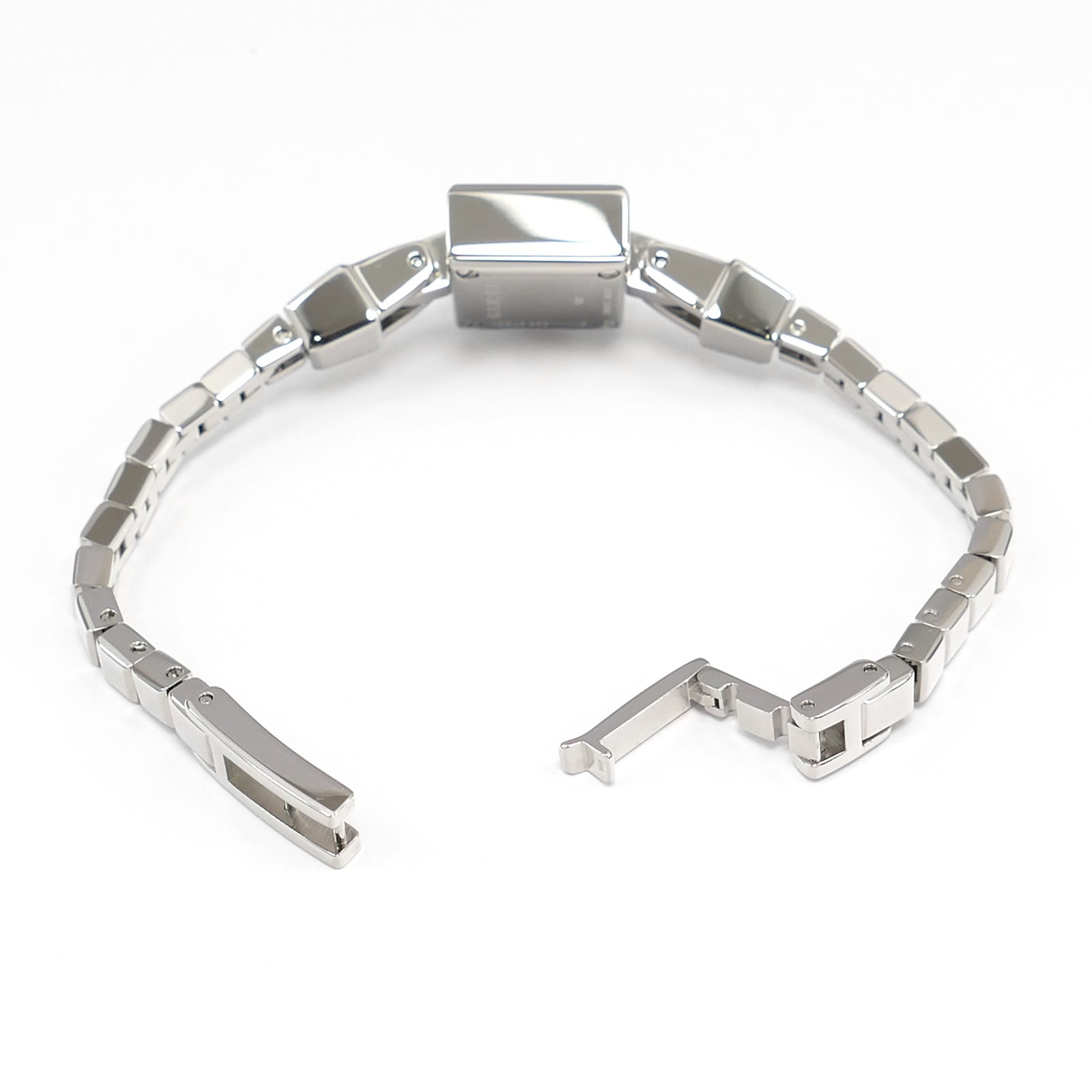 Gucci Mini G 102 White Mother of Pearl 32 Diamonds 14mm Square