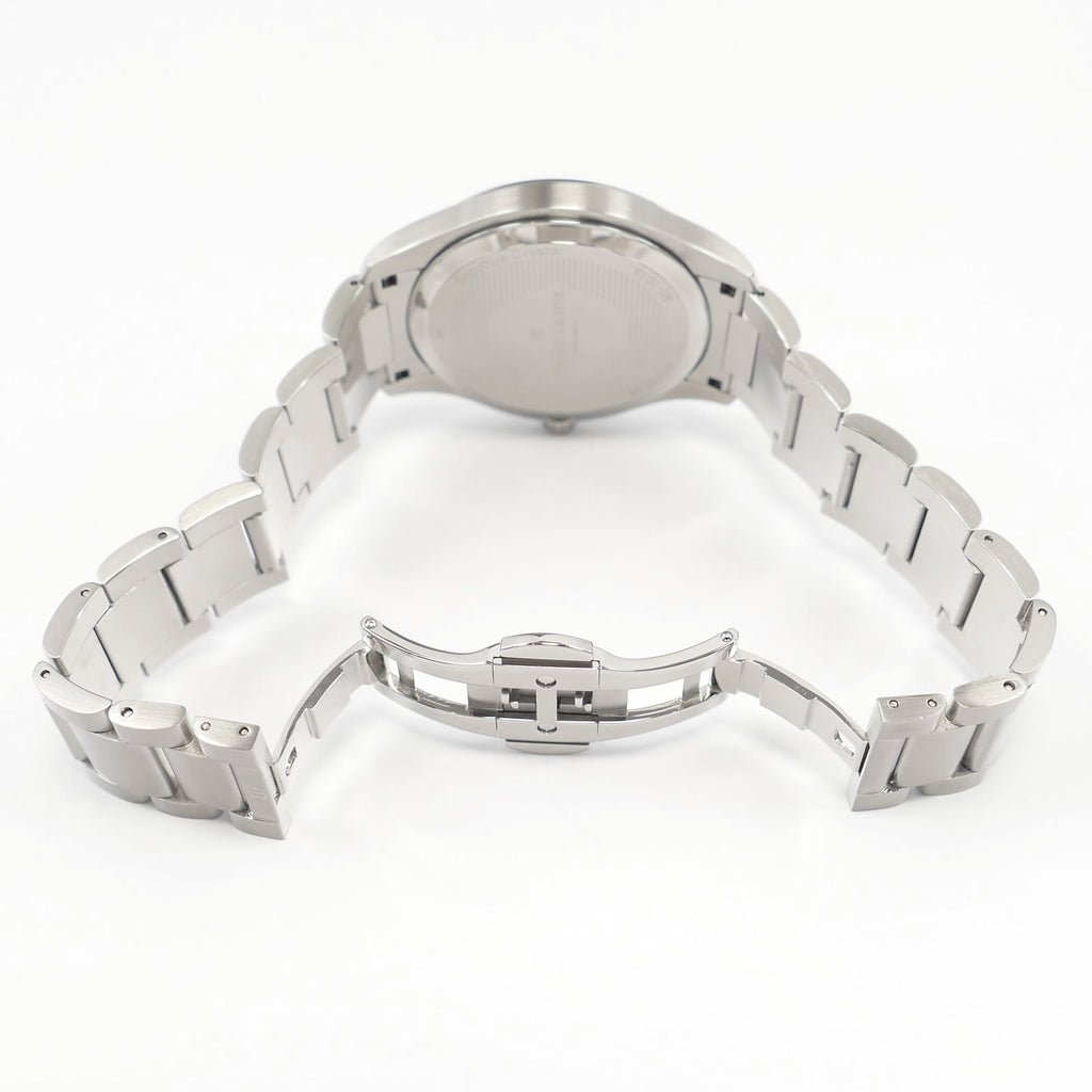 Maurice Lacroix Miros MI1018 stainless steel bi folding clasp
