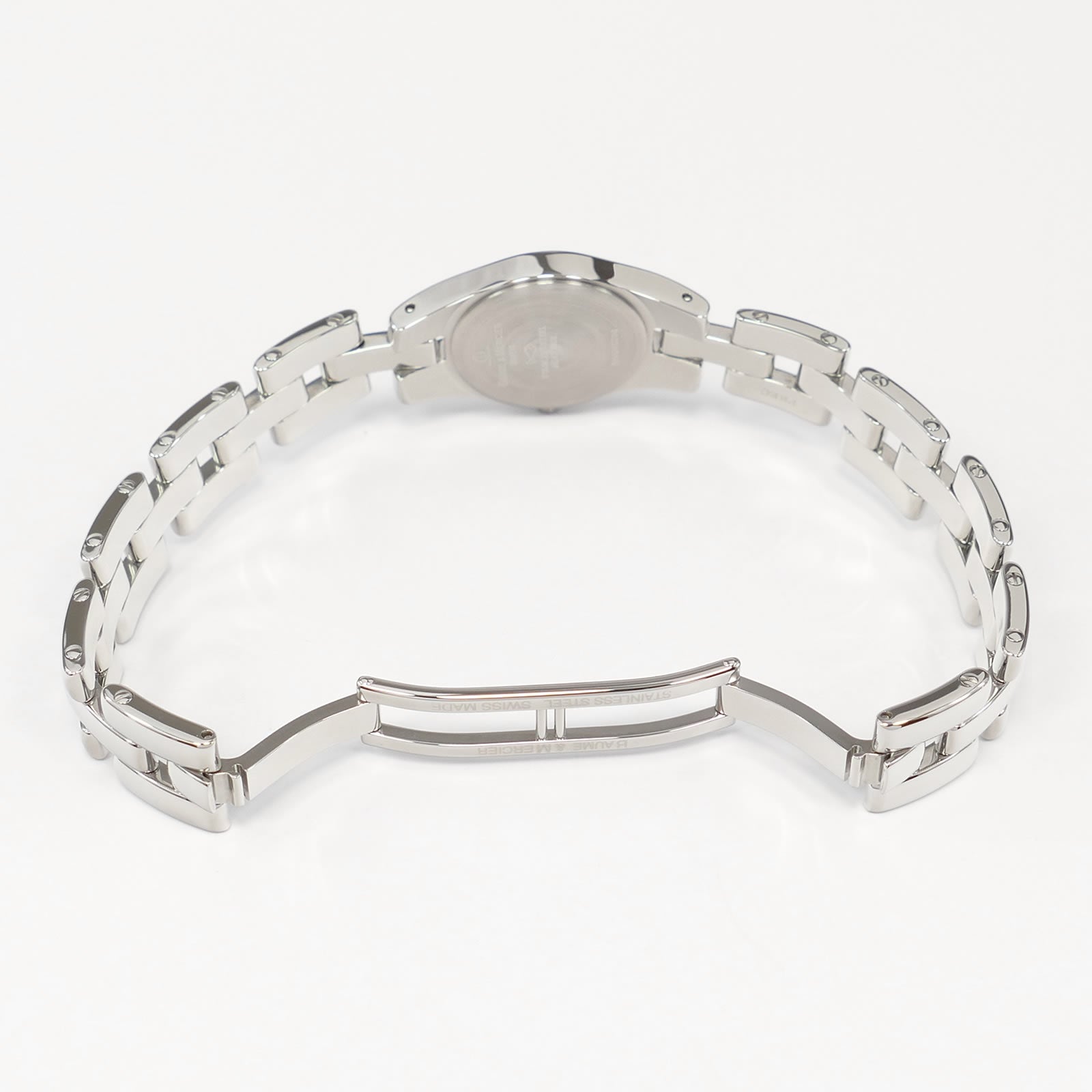 Baume & Mercier Linea MV045204 stainless steel bi folding clasp