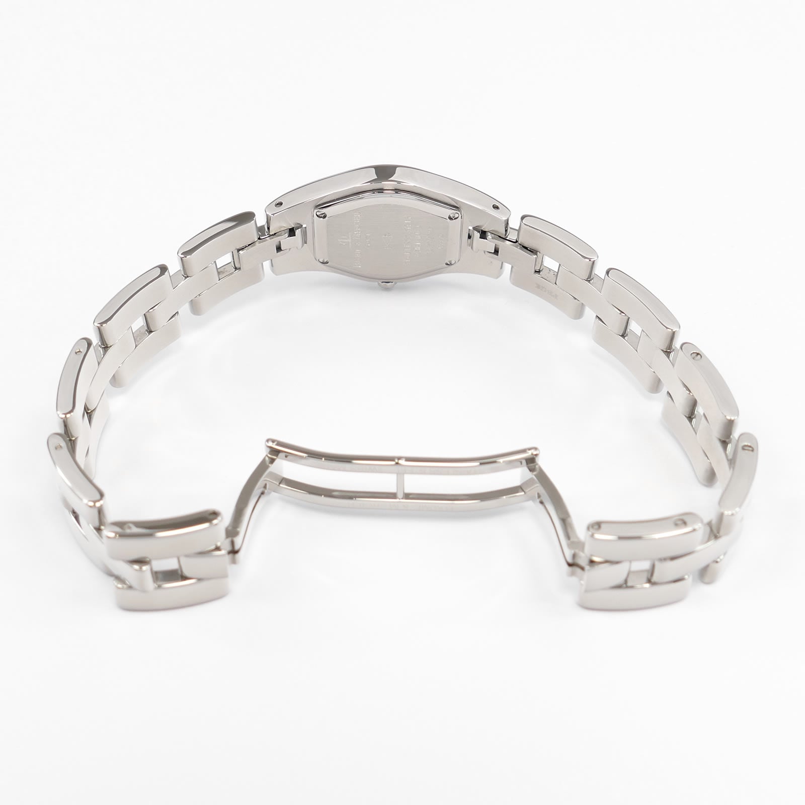 Baume & Mercier Linea 65339 stainless steel bi folding clasp