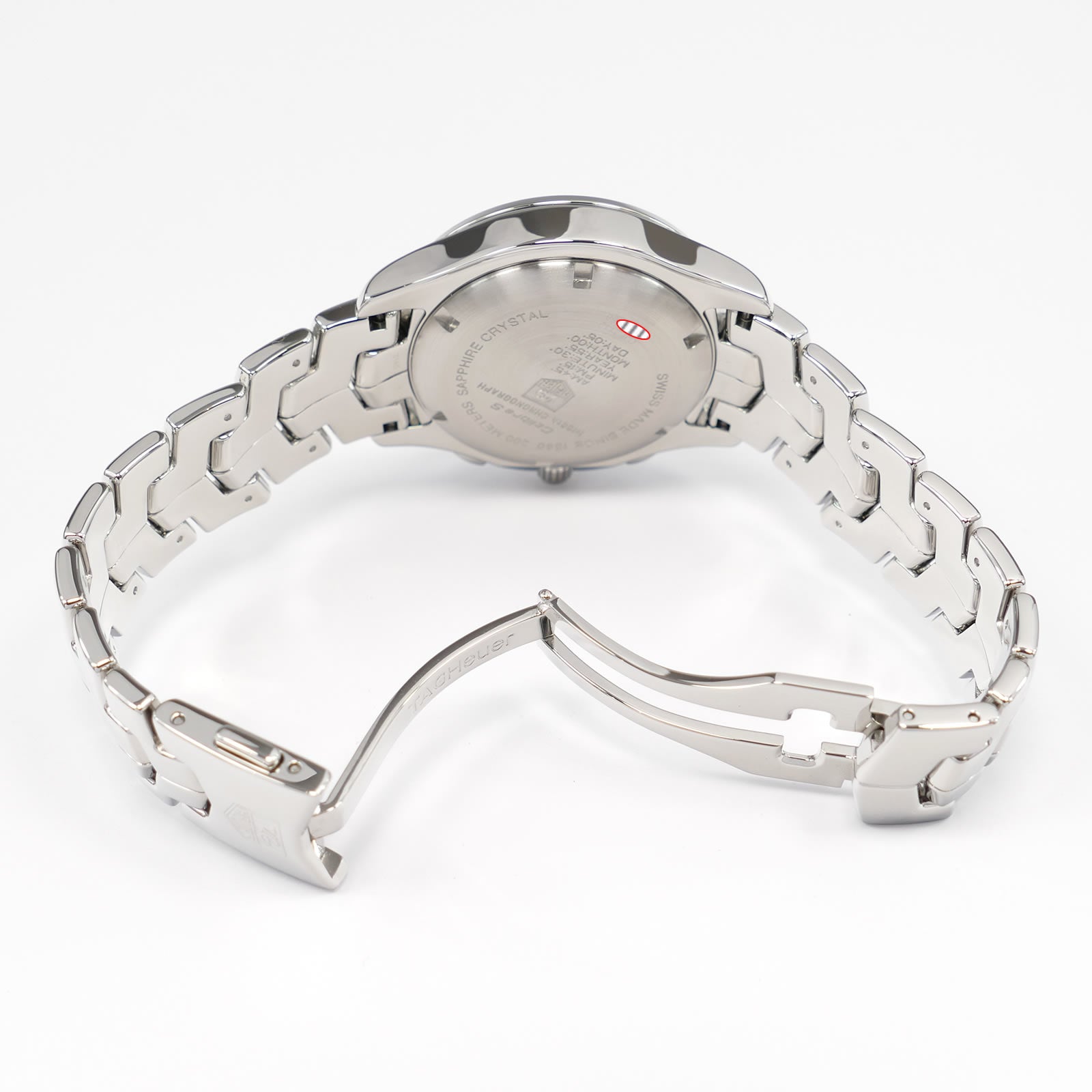 TAG Heuer Link Calibre S CJF7112 stainless steel folding clasp