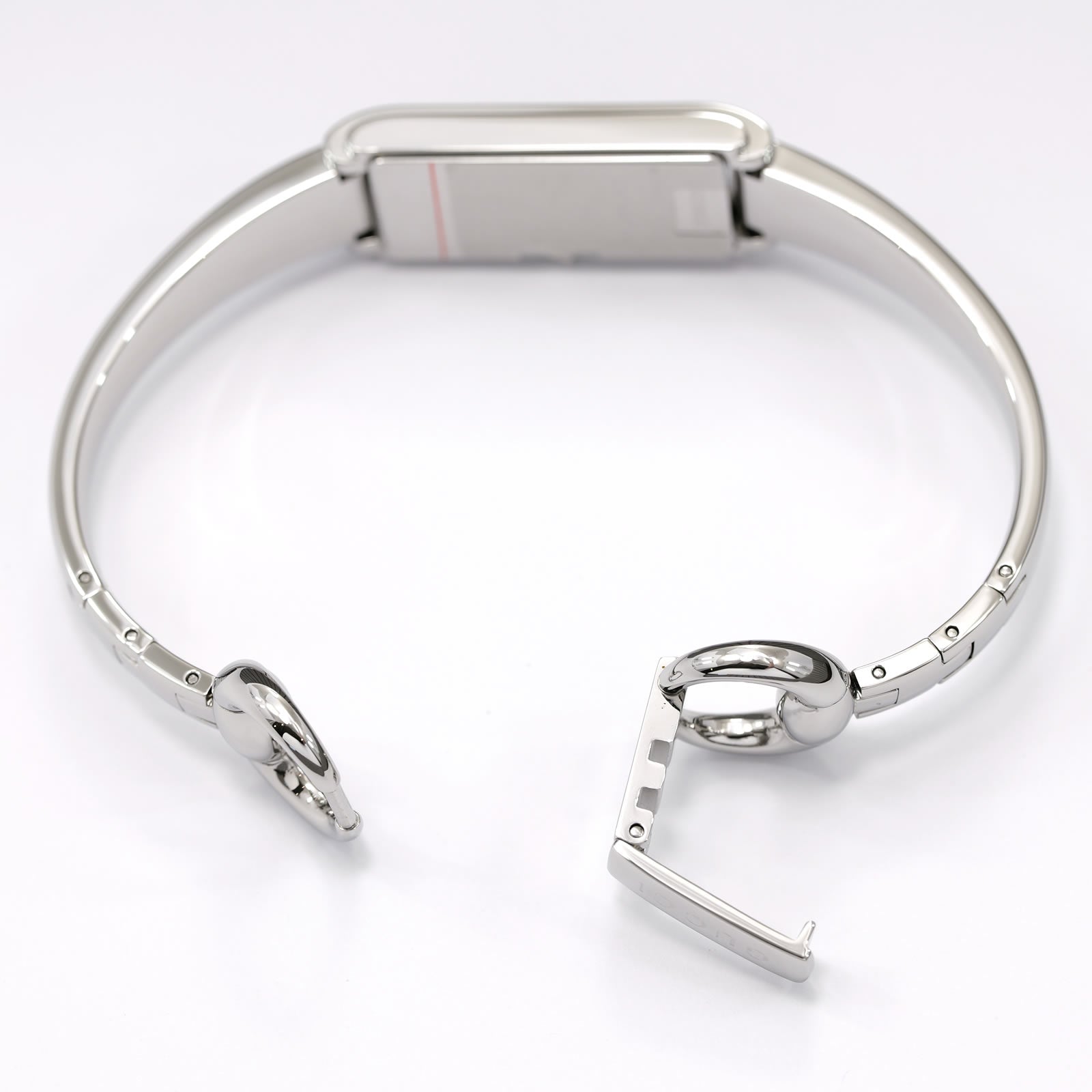 Gucci G-Line 109 stainless steel bangle clip