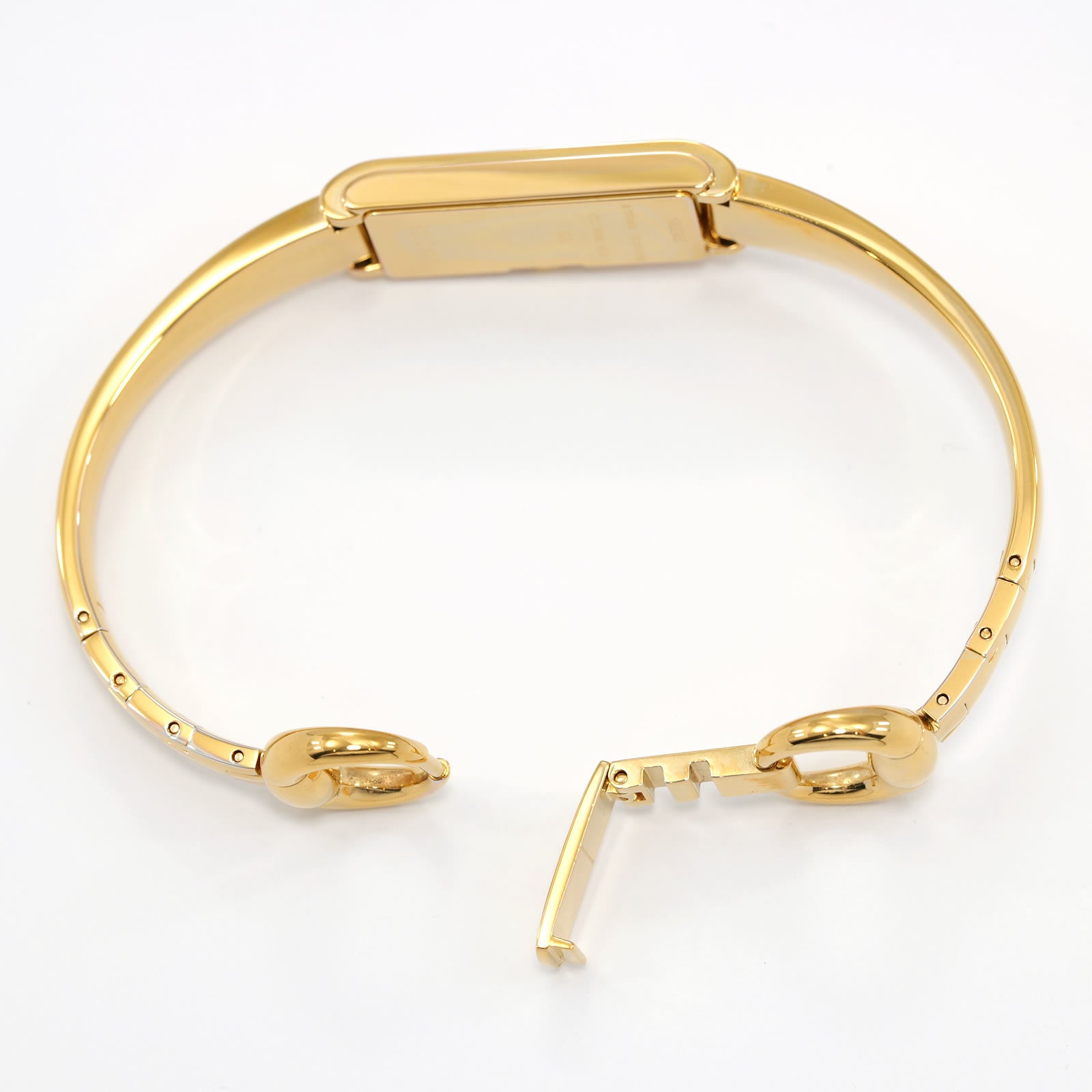 Gucci G-Line 109 18k Gold Plated bangle clip