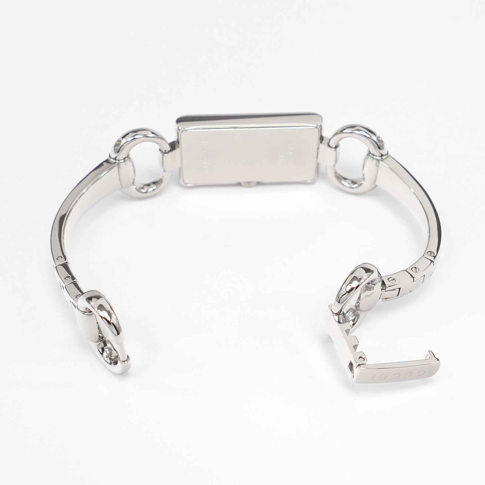 Gucci Tornabuoni 119 stainless steel bangle clip
