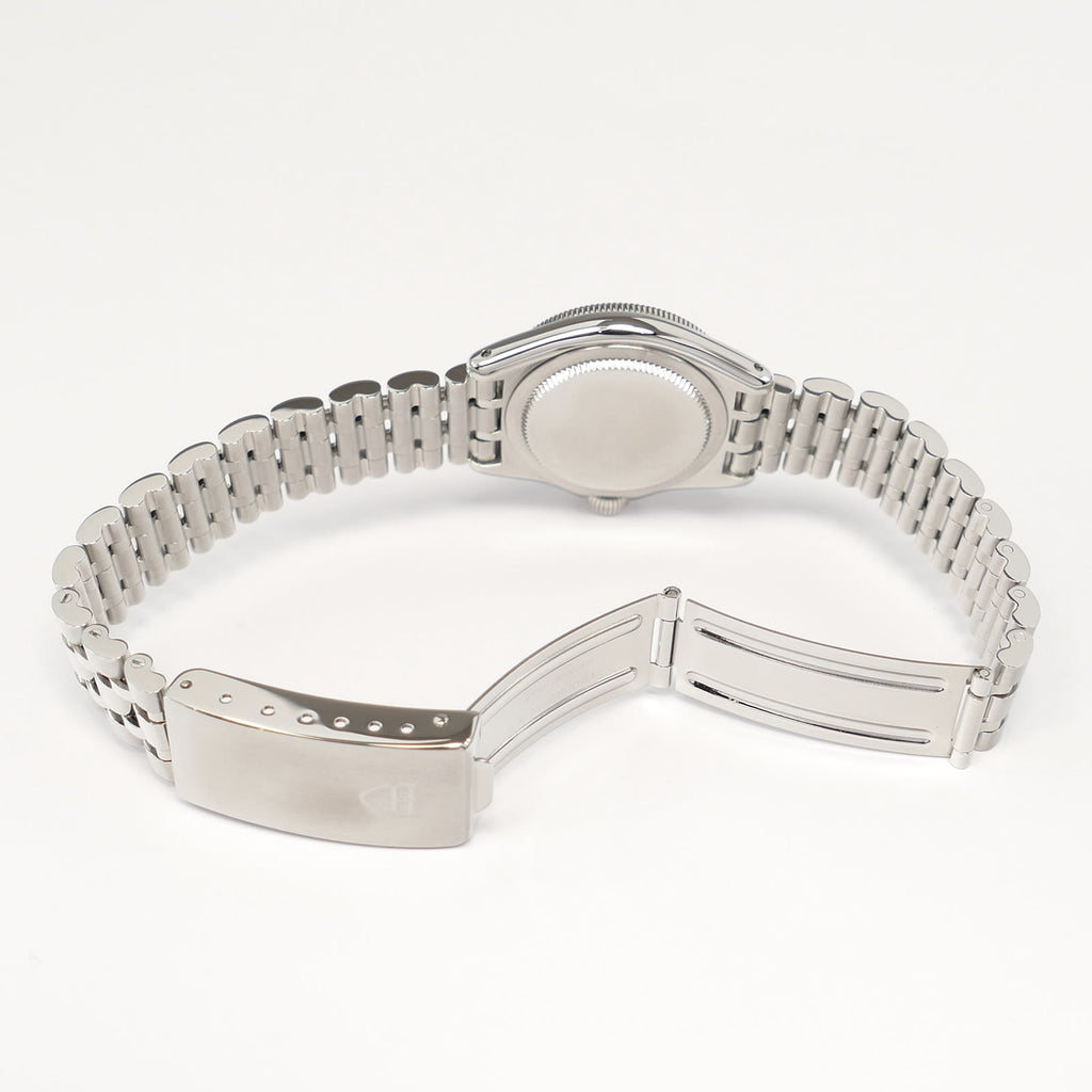 Tudor Monarch II 15850 stainless steel folding clasp
