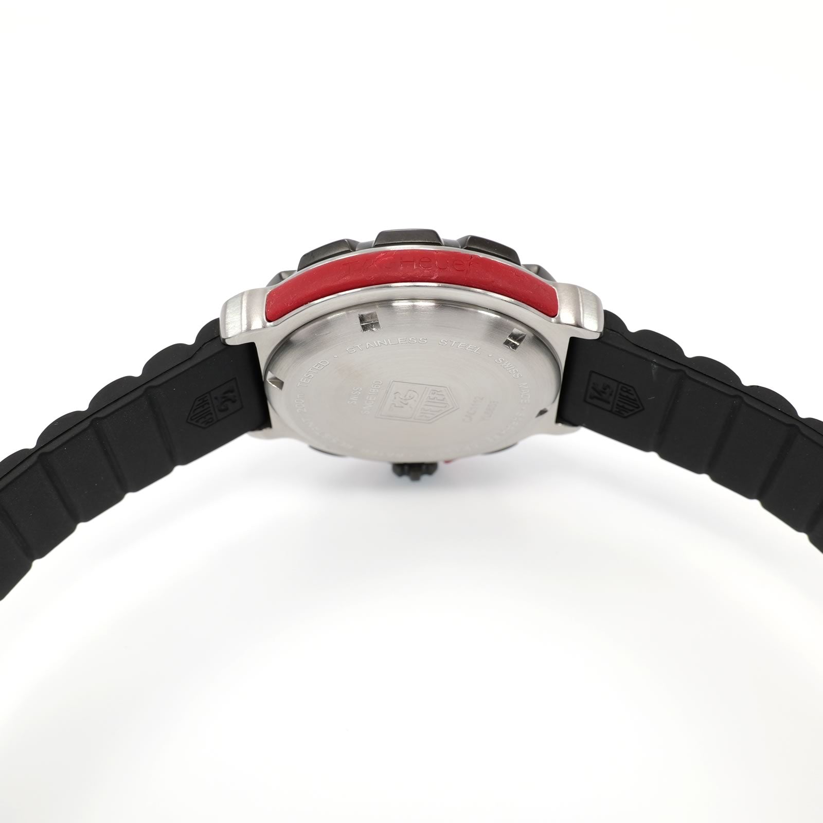TAG Heuer Formula 1 CAC1112 two piece rubber strap