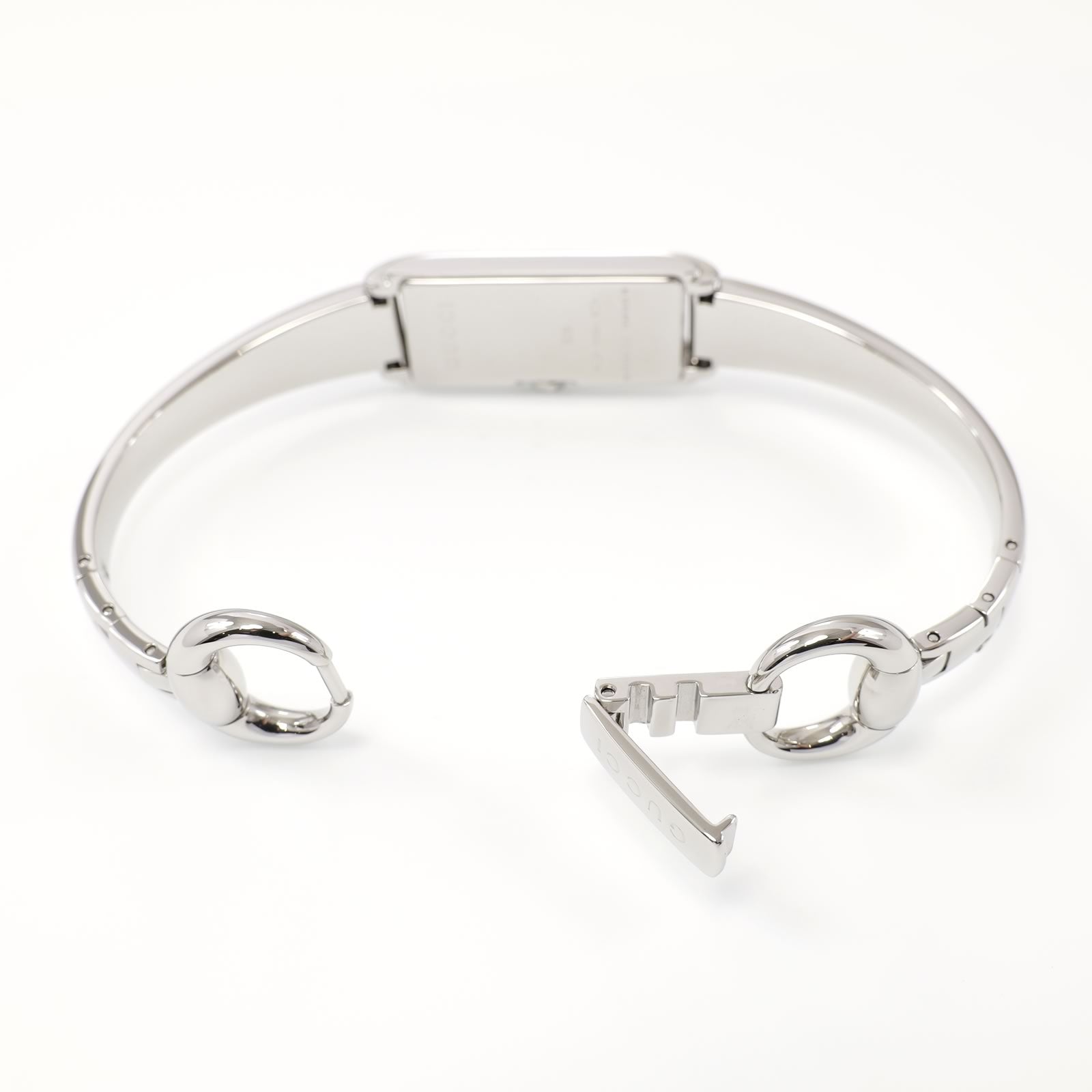 Gucci G-Line 109 stainless steel bangle clip