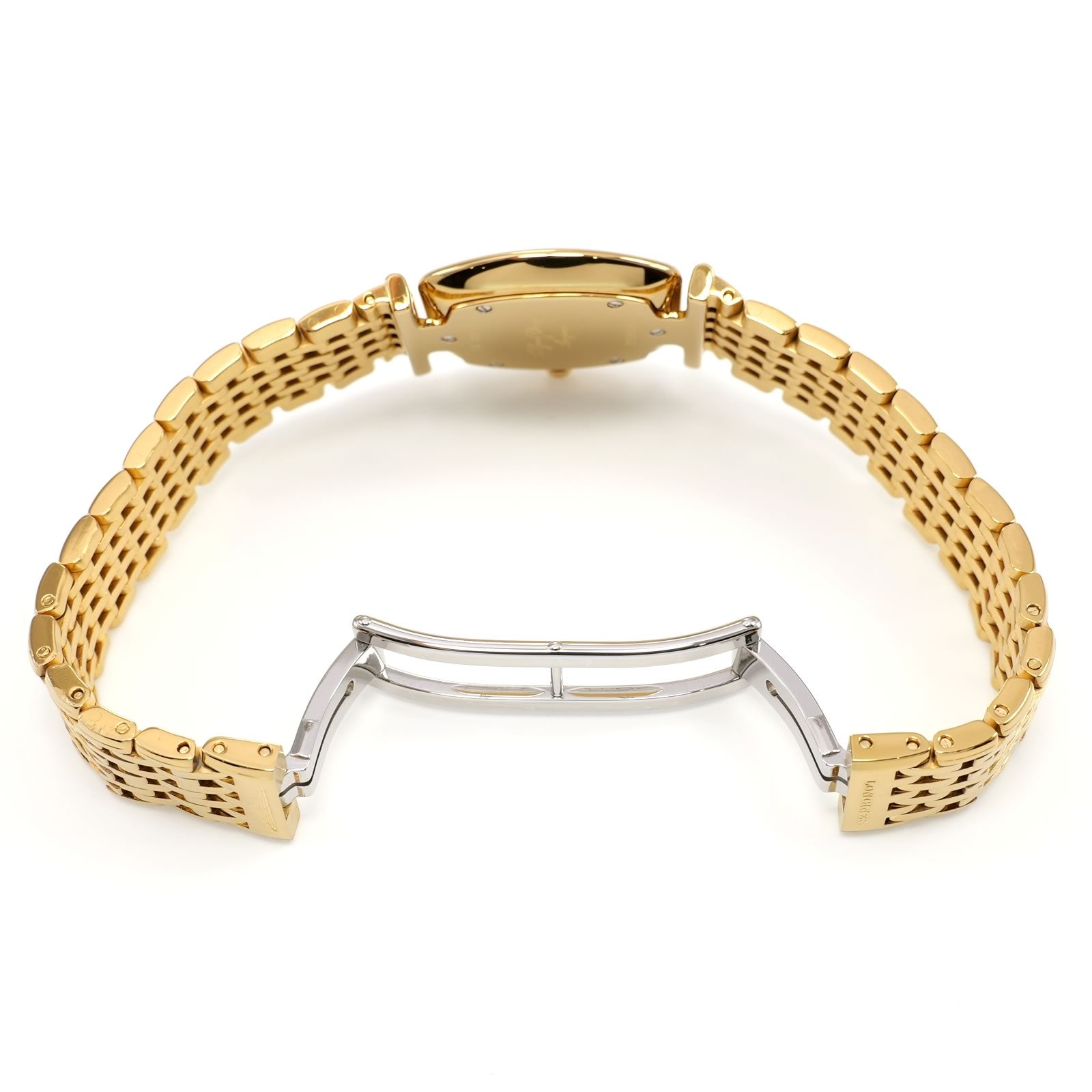 Longines La Grande Classique Gold PVD L4.205.2 bi folding clasp