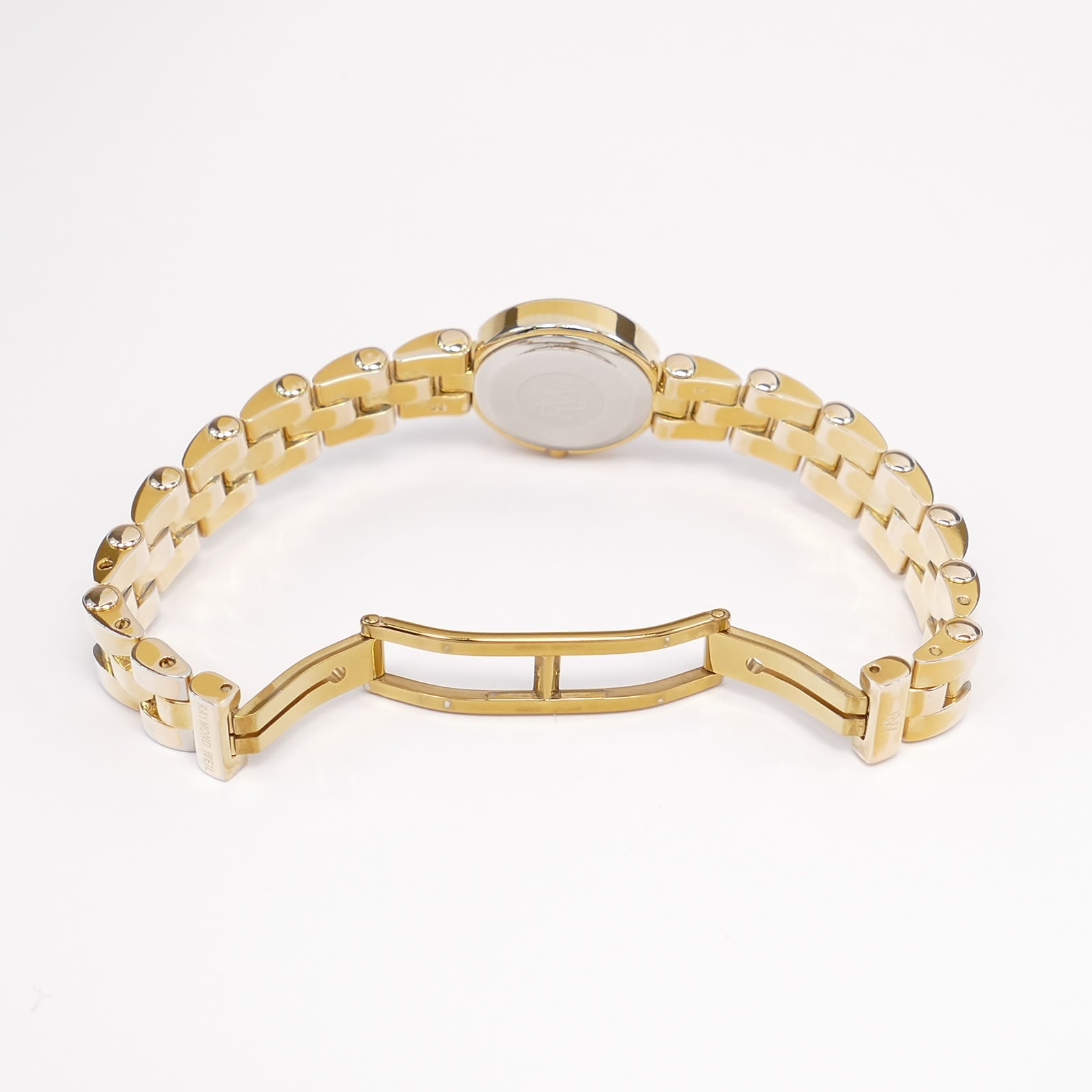 Raymond Weil Allegro 18k Gold Plated bi folding clasp 5817