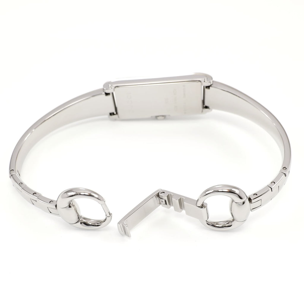 Gucci G-Line 109 stainless steel bangle clip