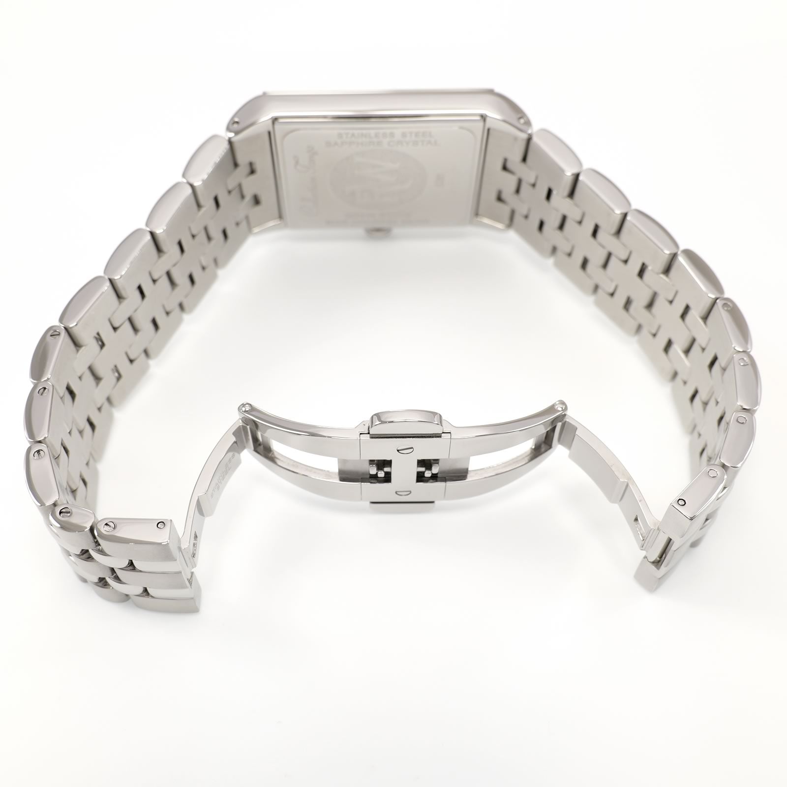 Raymond Weil Tango 5381 stainless steel folding clasp