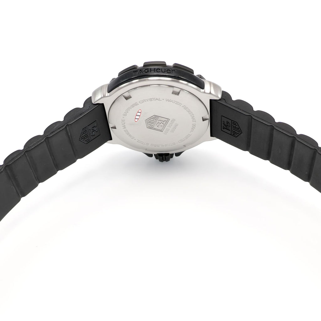 TAG Heuer Formula 1 WAC1210 Black rubber bumpers