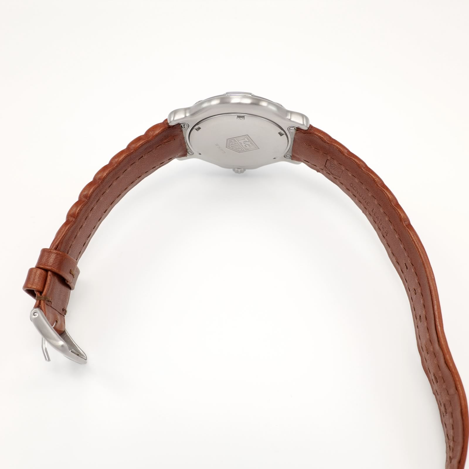 TAG Heuer 6000 WH1111 two piece Brown Leather Strap