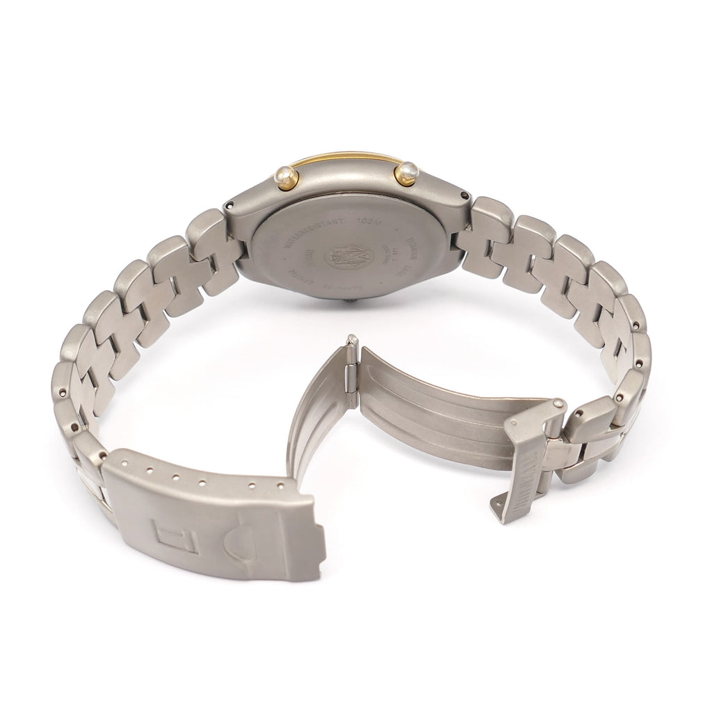 Tissot Titanium T671 folding clasp