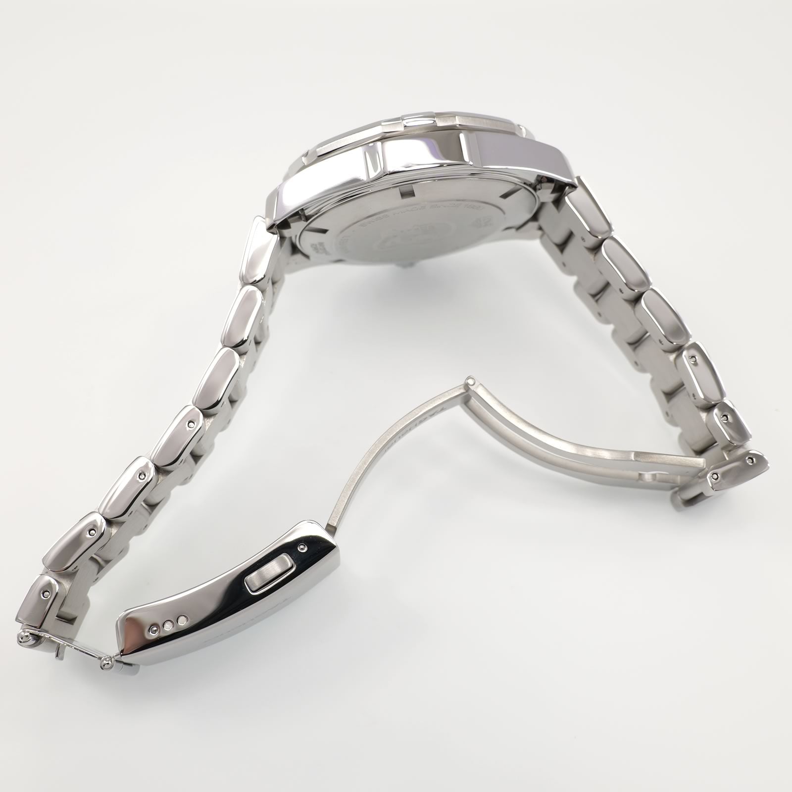 TAG Heuer Aquaracer WAY201S stainless steel folding clasp