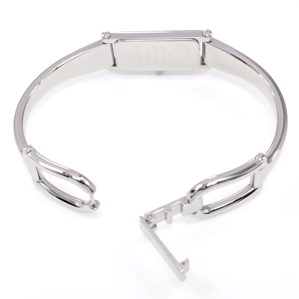 Gucci 1500L stainless steel bangle clip