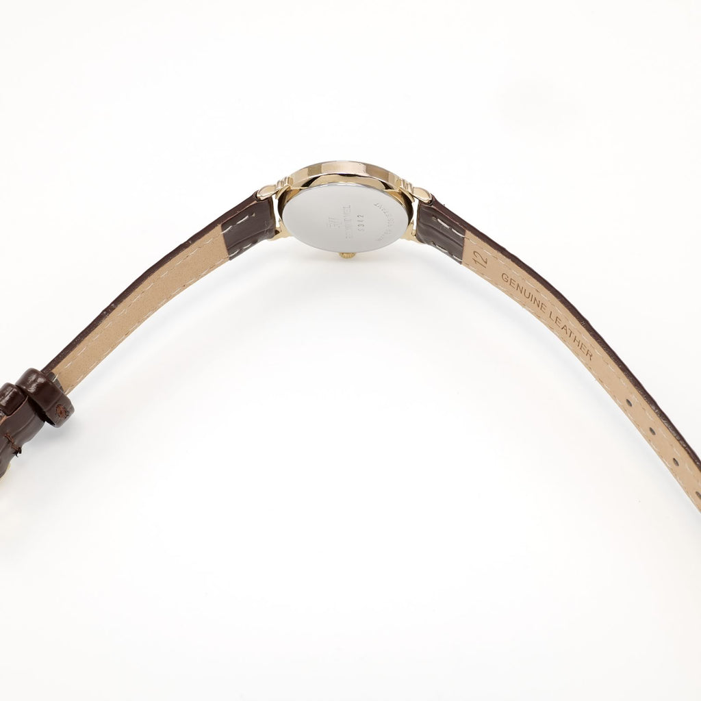 Raymond Weil Geneve 5342 two piece brown leather strap