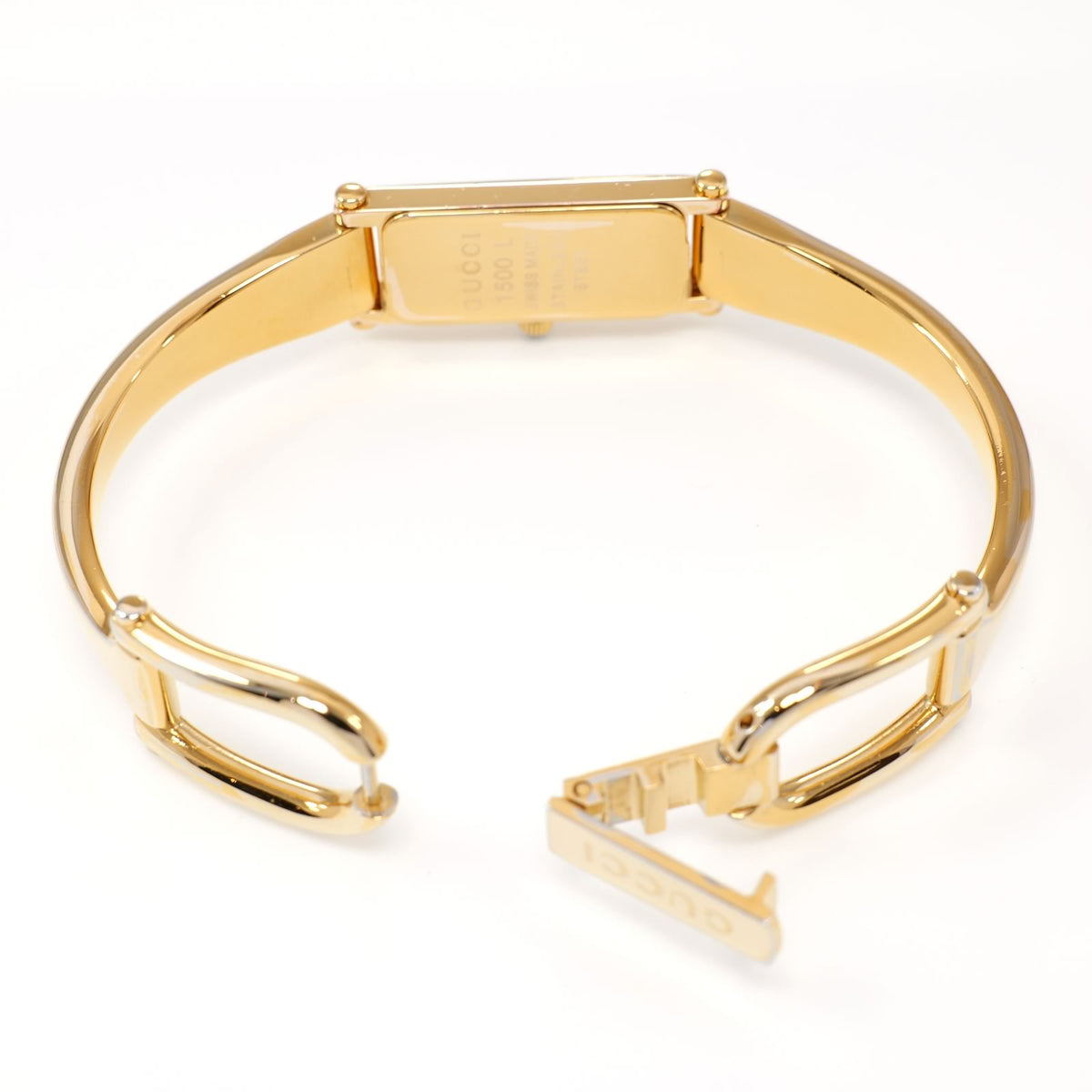 Gucci 1500L 18k Gold Plated Bangle clip