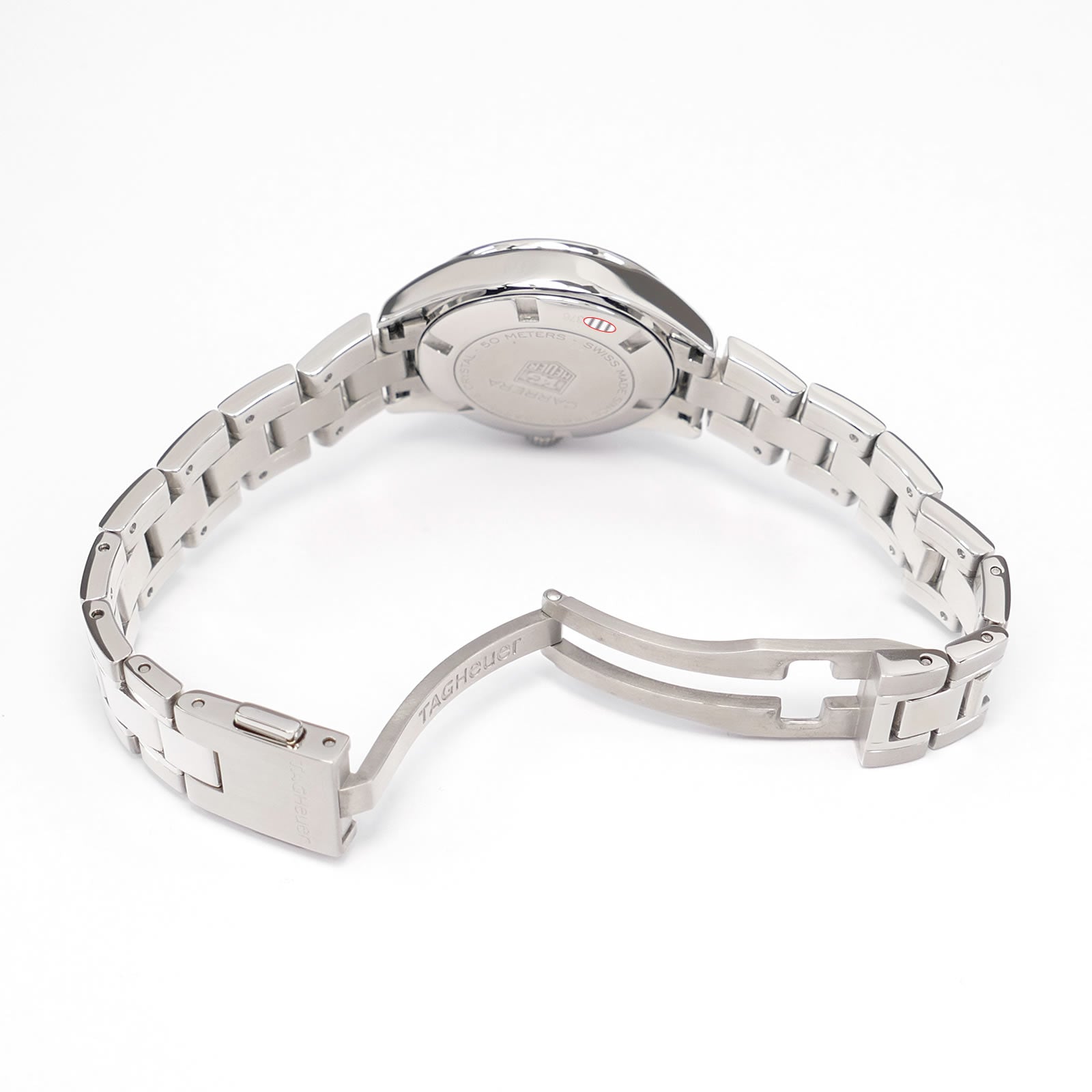 TAG Heuer Carrera WV1410 stainless steel folding clasp