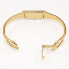 Gucci 1500L 18k Gold Plated Bangle clip