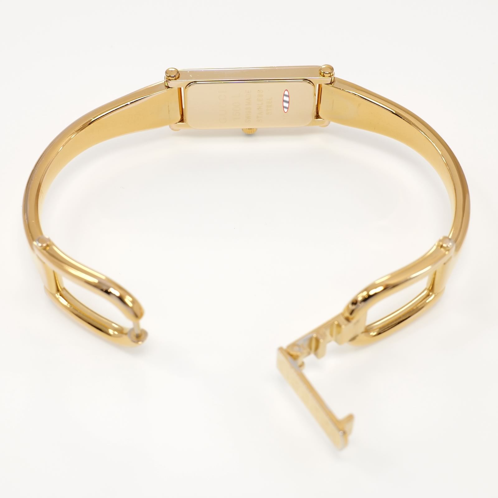 Gucci 1500L 18k Gold Plated bangle clip