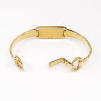 Gucci G-Line 109 18k Gold Plated Bangle clip