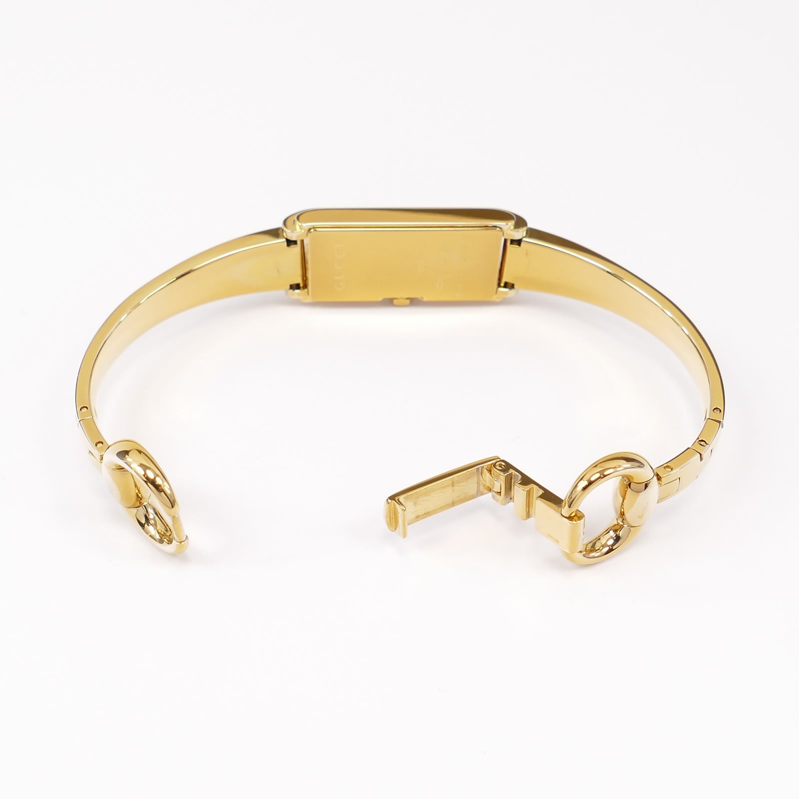 Gucci G-Line 109 18k Gold Plated Bangle clip