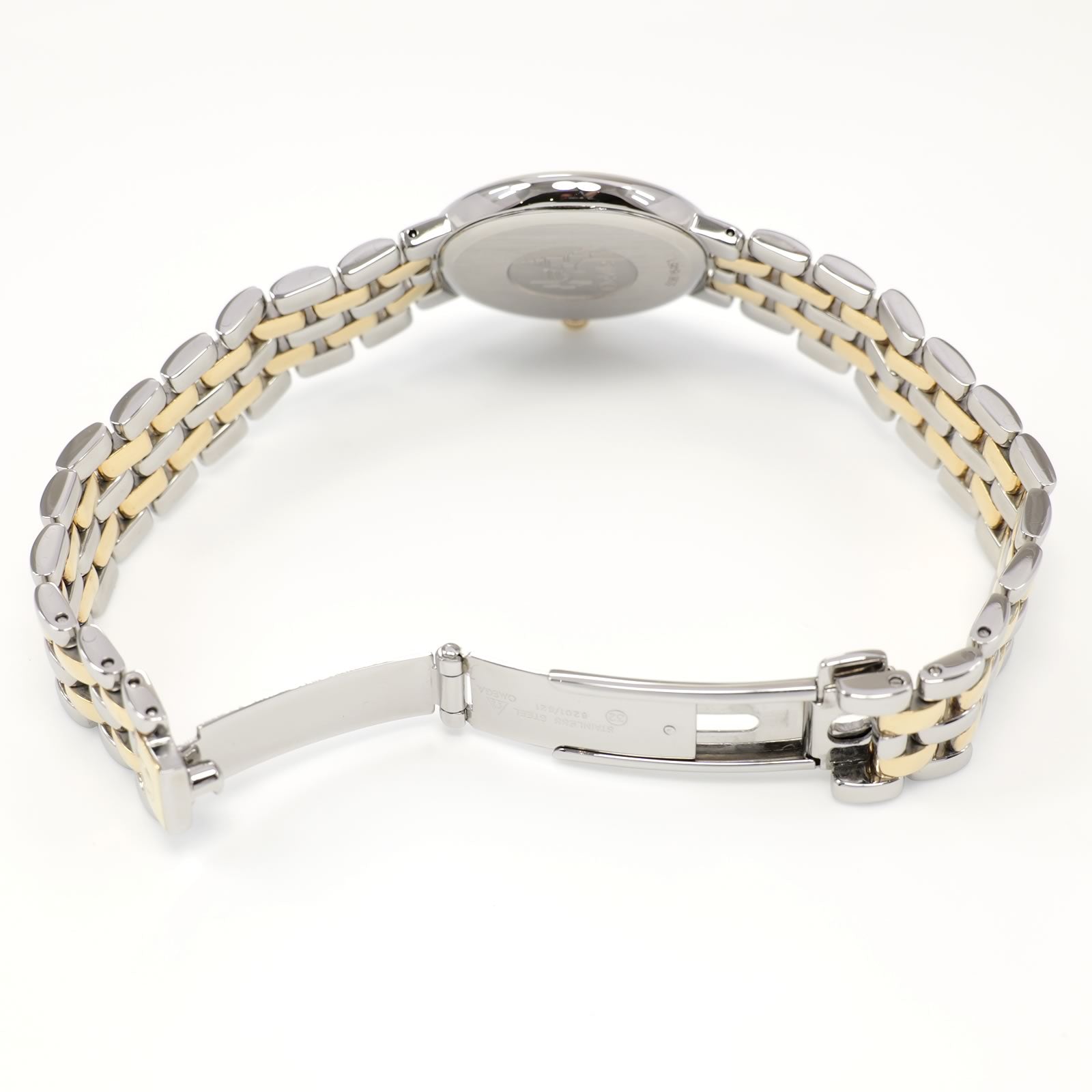 Omega De Ville 7280.63.00 Stainless Steel fold and slide clasp