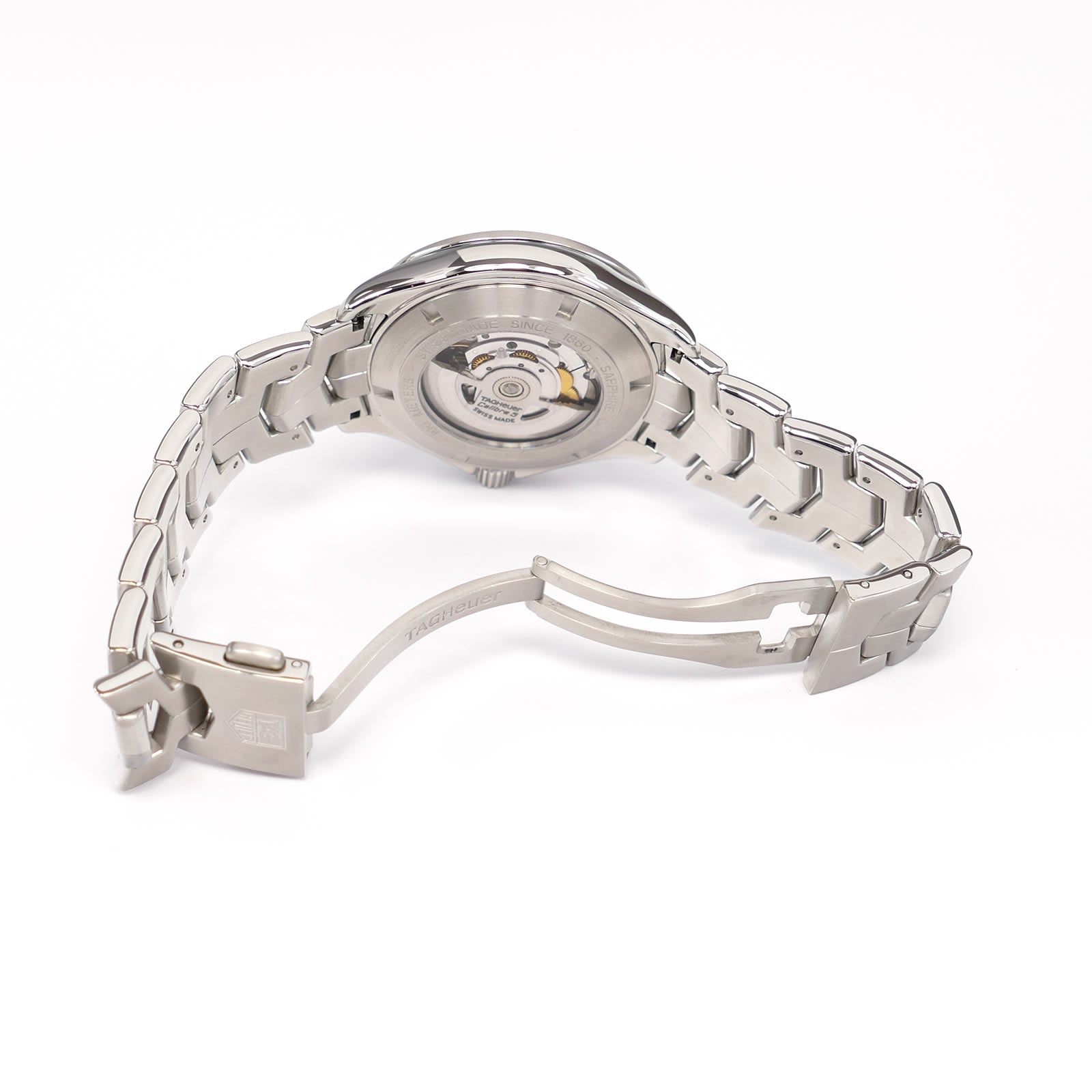 TAG Heuer Link WAT2010-0 stainless steel folding clasp