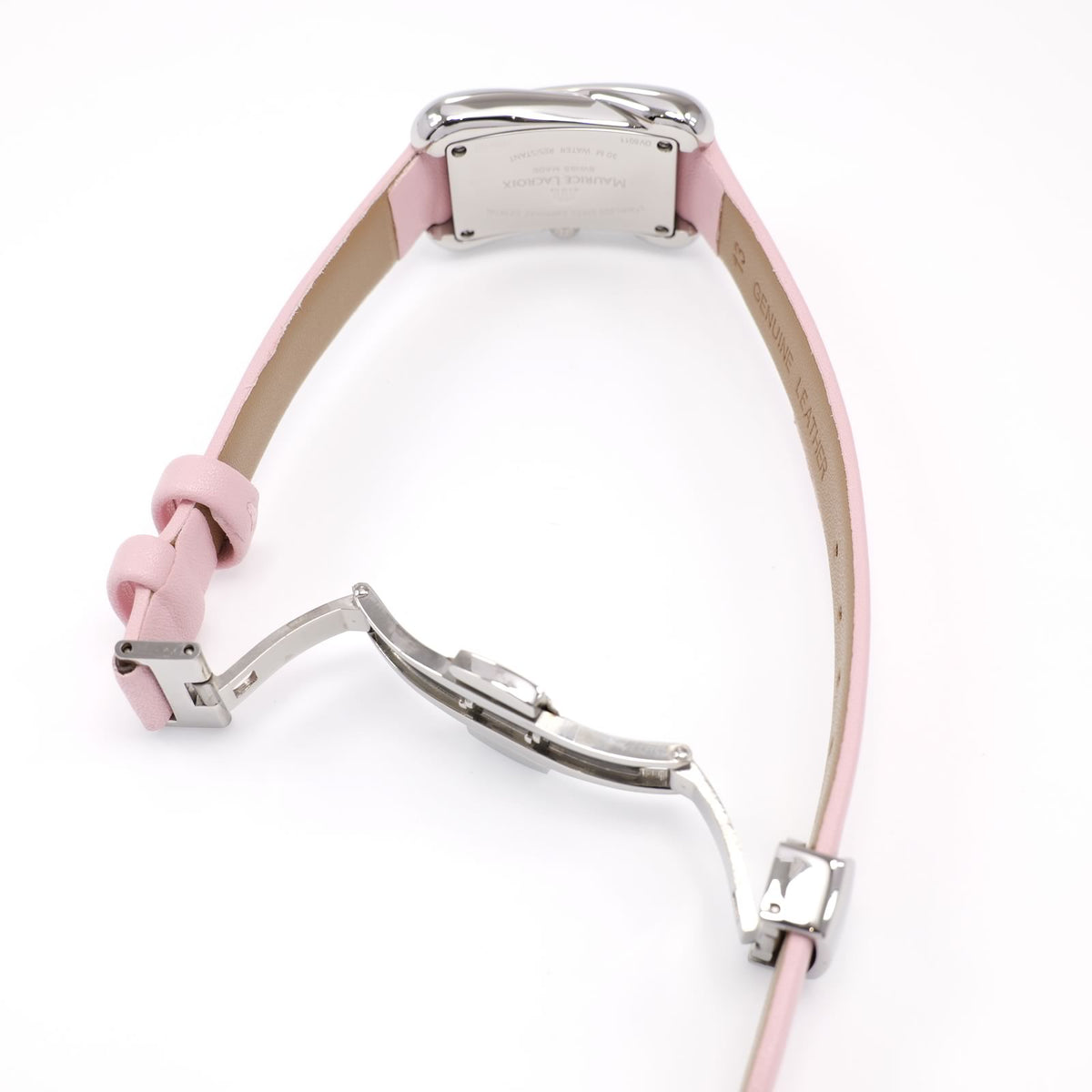 Maurice Lacroix Divina DV5011 stainless steel bi folding clasp