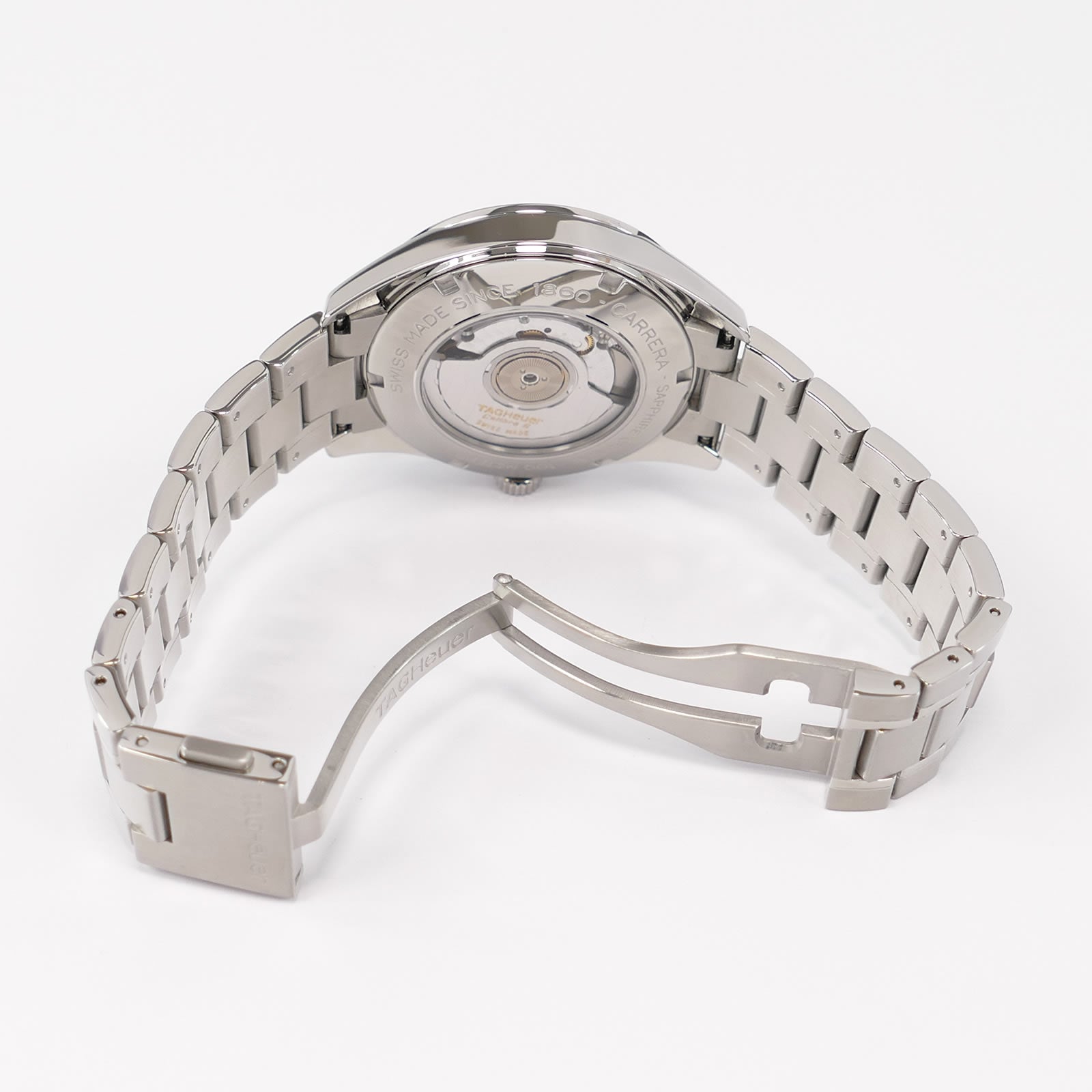 TAG Heuer Carrera Heritage WAS2111 stainless steel folding clasp FAA019