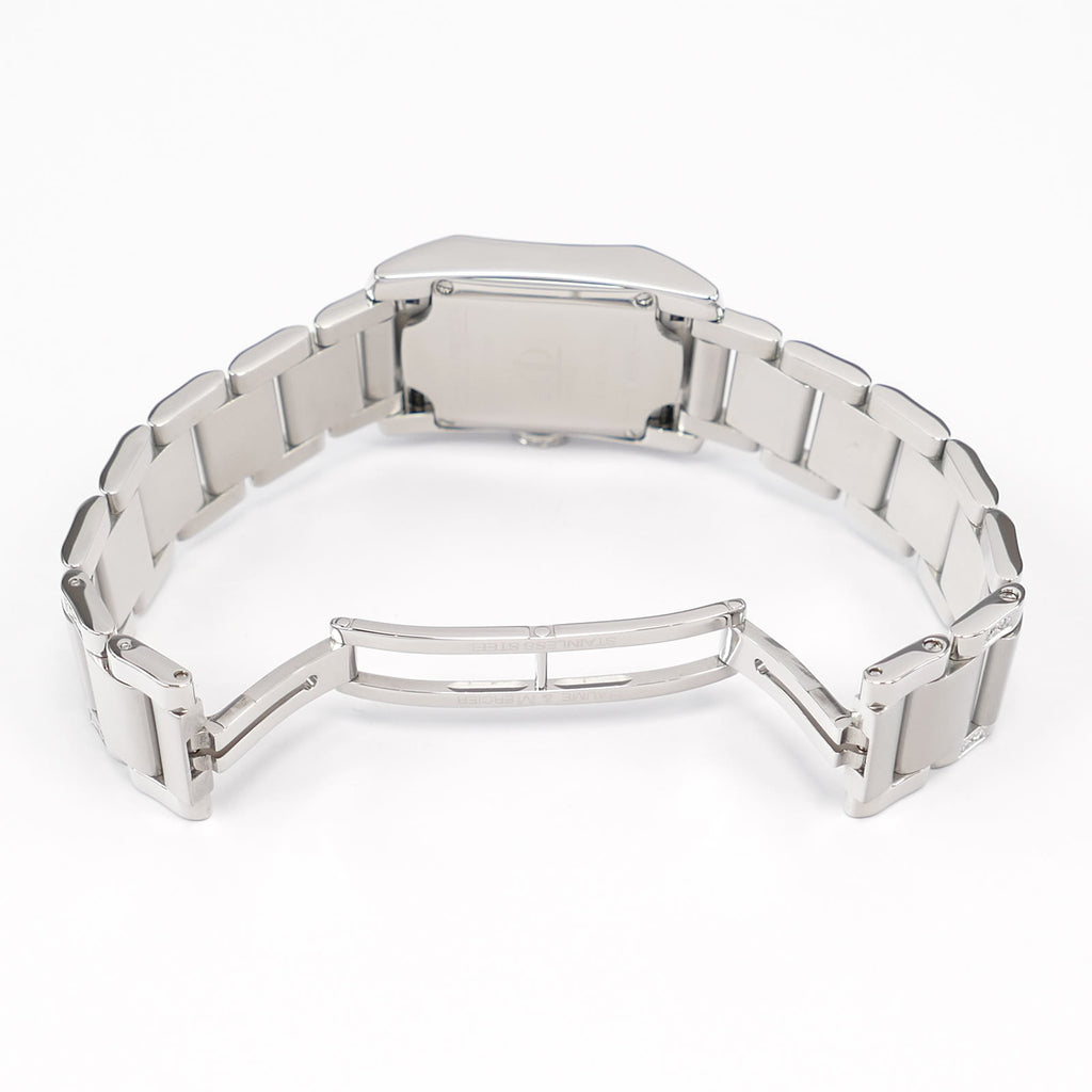 Baume & Mercier Hampton 65522 bi folding stainless steel clasp