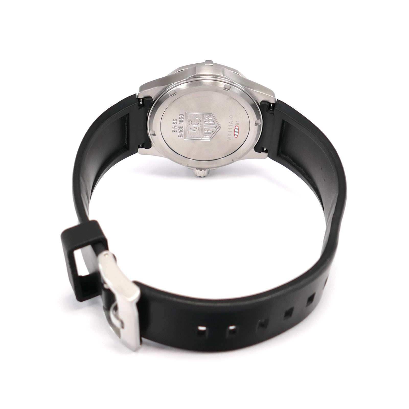 TAG Heuer 2000 Multigraph WK111A-0 two piece rubber strap 