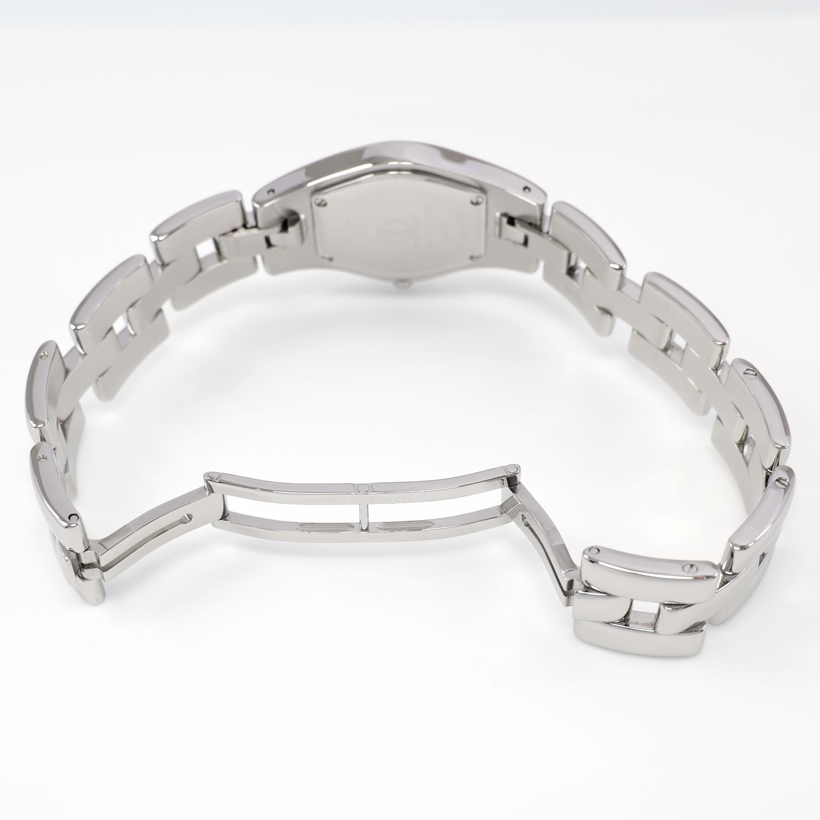 Baume & Mercier Linea 65305 stainless steel bi folding clasp
