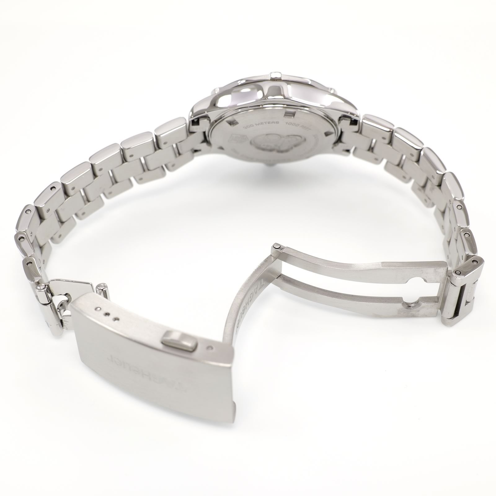 TAG Heuer Aquaracer WAF1417 stainless steel FAA046 folding clasp
