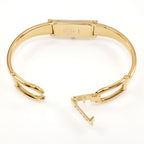 Gucci 1500L 18k Gold Plated Bangle clip