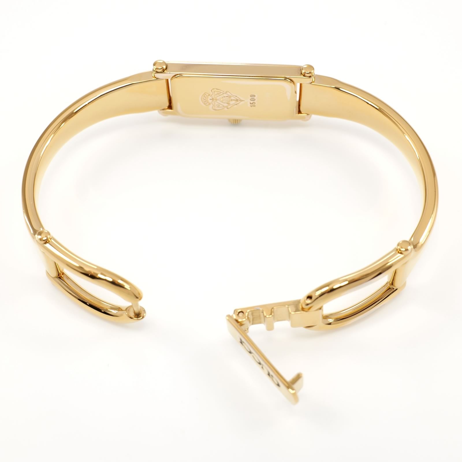 Gucci 1500L 18k Gold Plated Bangle clip