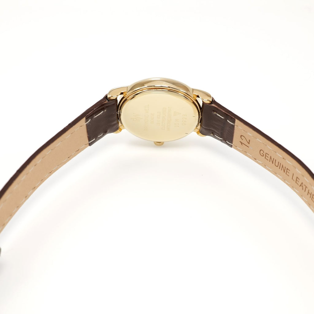 Raymond Weil Geneve 9923 two piece leather strap