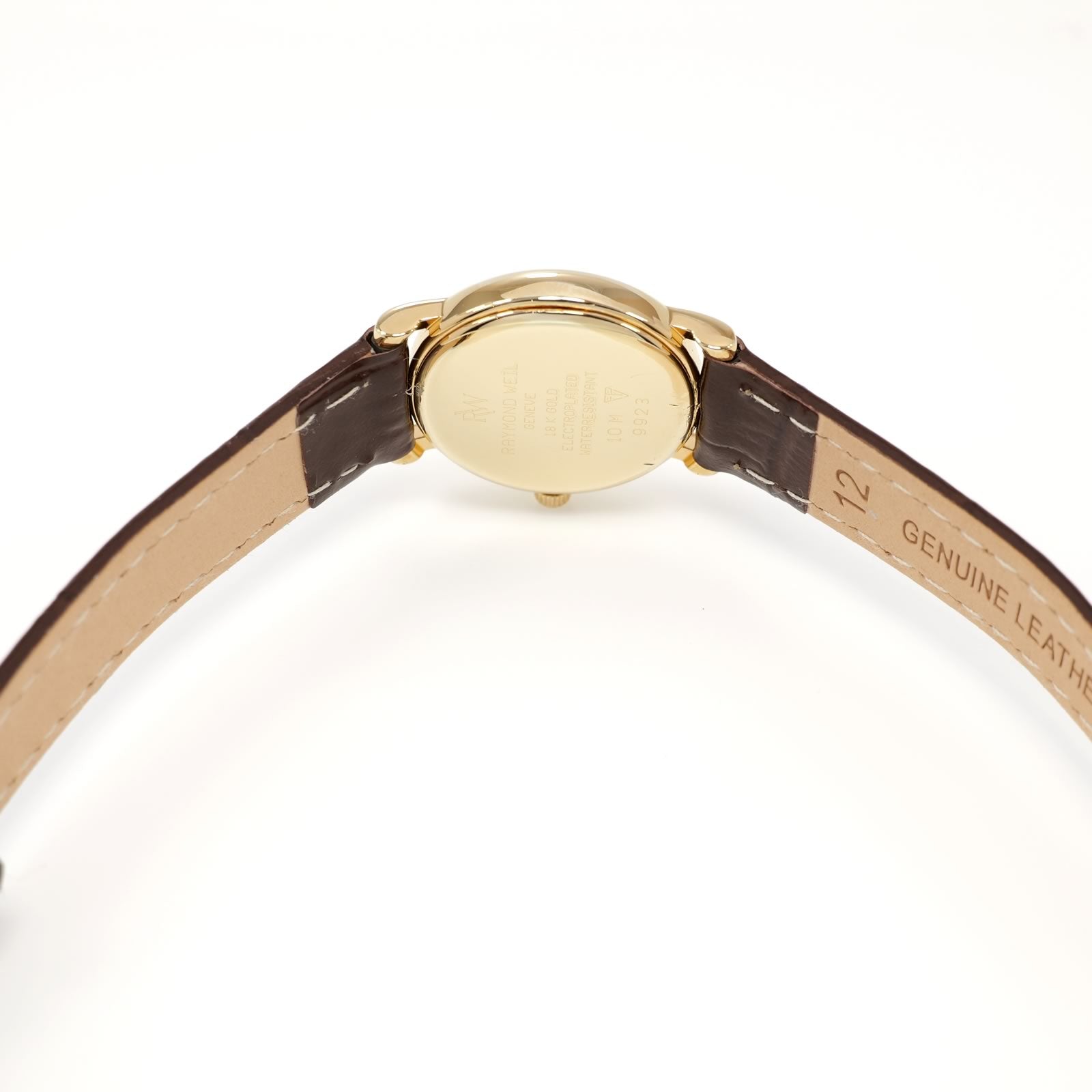 Raymond Weil Geneve 9923 two piece leather strap