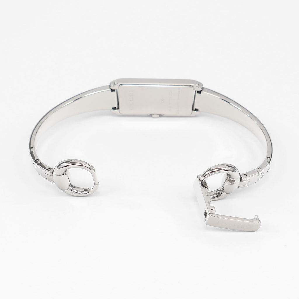 Gucci G-Line 109 stainless steel bangle clip