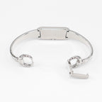 Gucci G-Line 109 stainless steel bangle clip