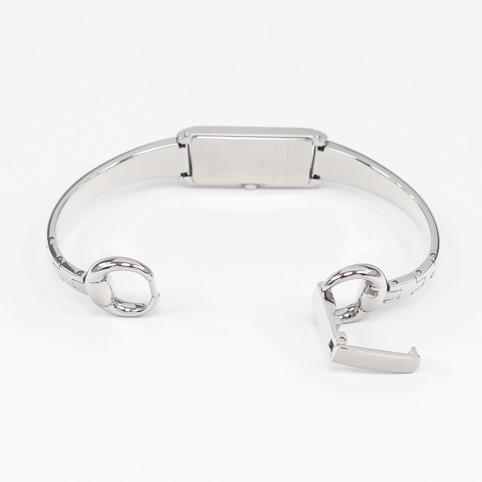 Gucci G-Line 109 stainless steel bangle clip
