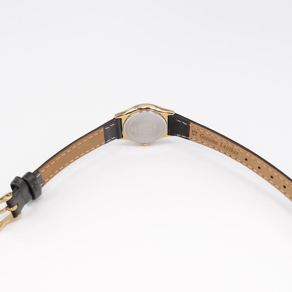 Tissot Stylist F304 two piece Leather strap