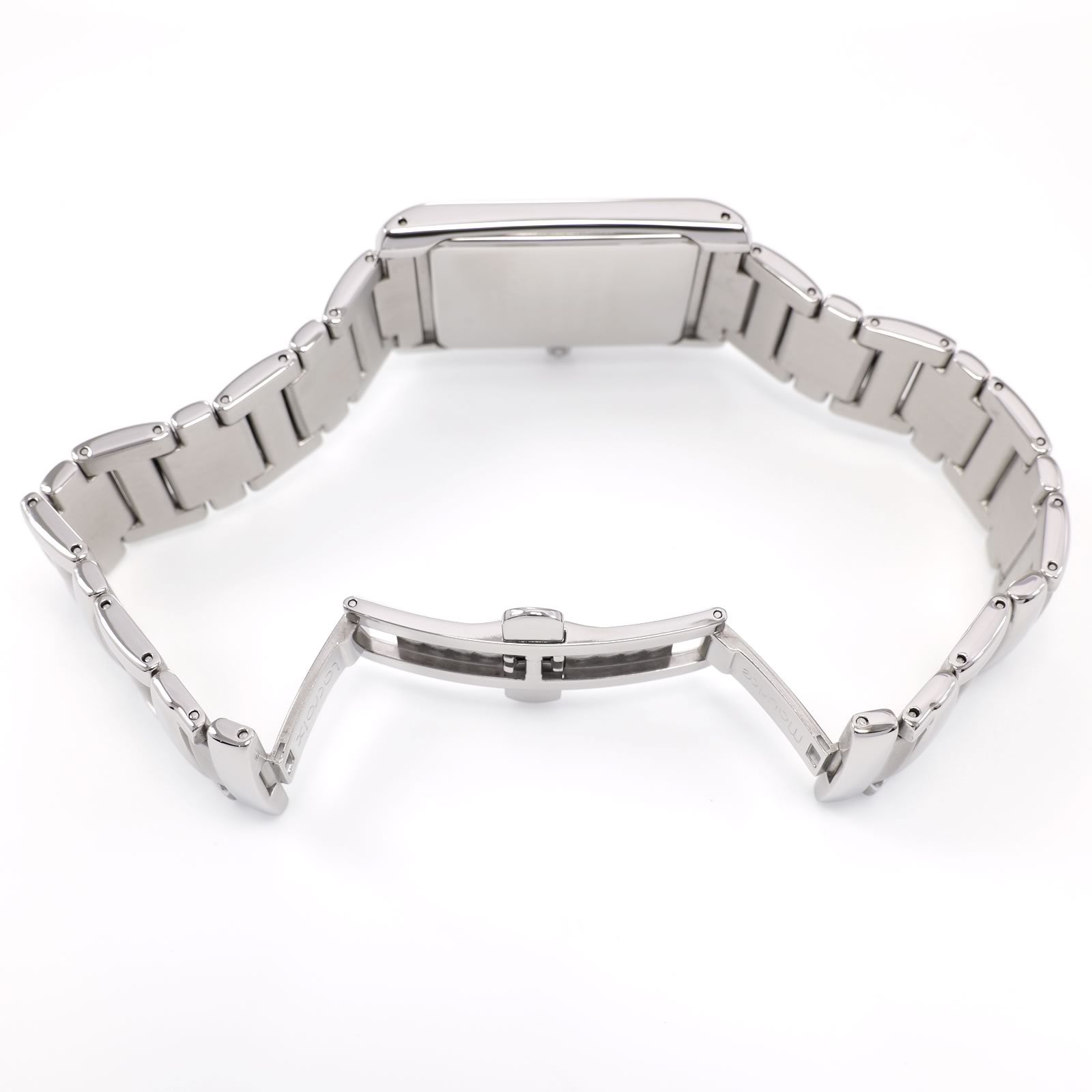 Maurice Lacroix Miros 89746 stainless steel bi folding clasp