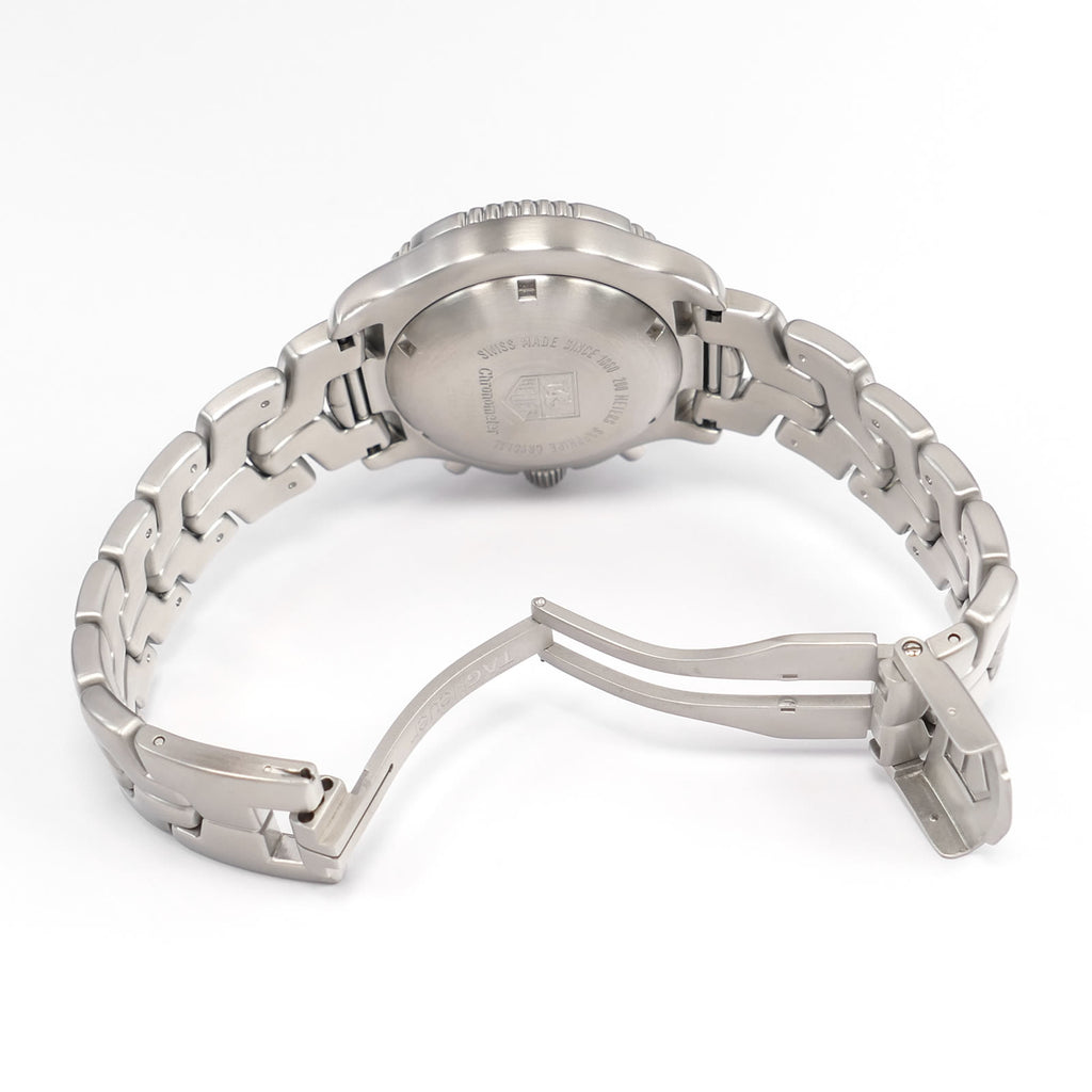 TAG Heuer Link CT5111 stainless steel folding clasp