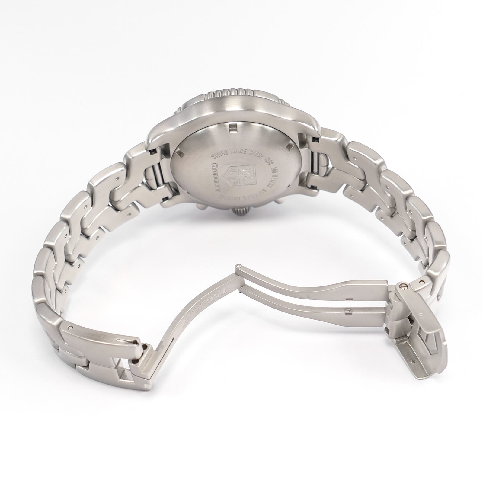 TAG Heuer Link CT5111 stainless steel folding clasp
