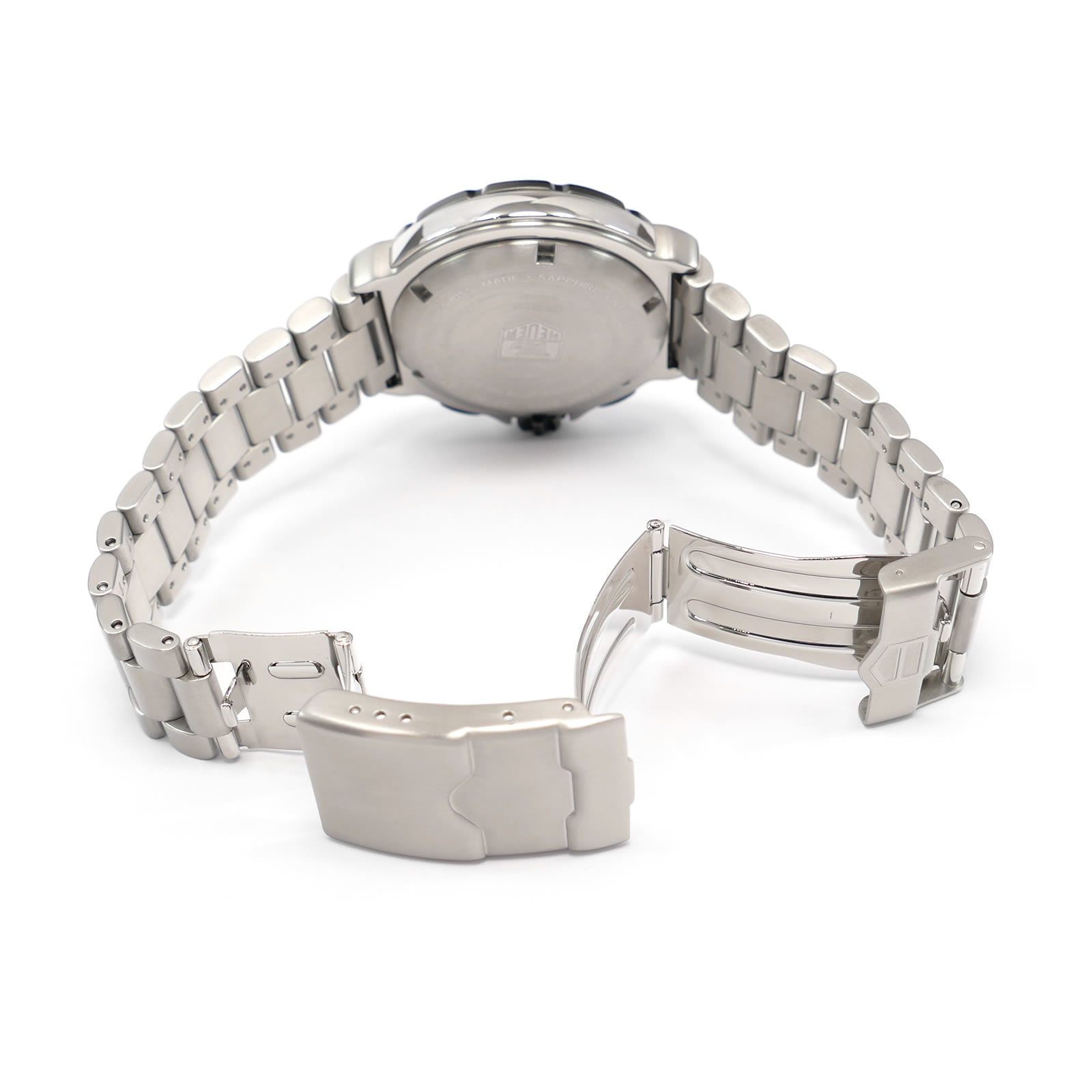 TAG Heuer Indy 500 CAC111A stainless steel folding clasp