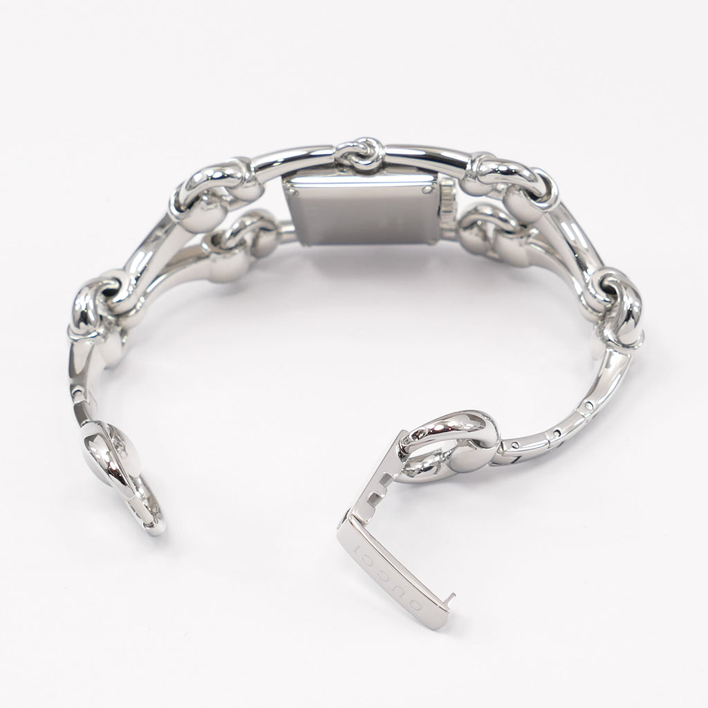 Gucci Signoria 116.5 stainless steel bangle clip